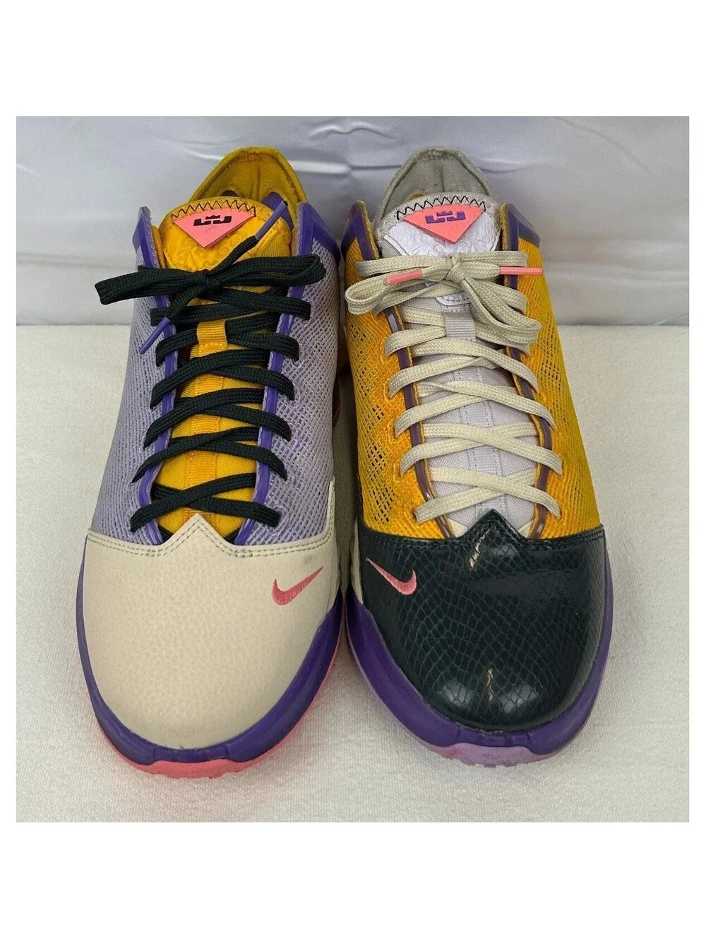 Size 9 - Nike Men's LeBron 19 Low Mismatch DO9829-500